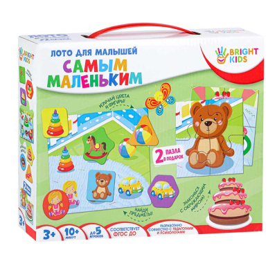 Лото для малышей. Самым маленьким Bright Kids ИН-8030